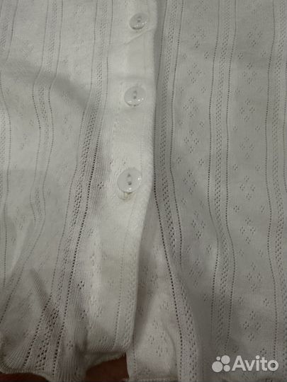 Пижама женская белая хлопок 42-44