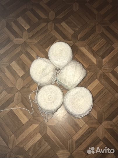 Пряжа из пуха/шерсти, собачья: Самоедская лайка