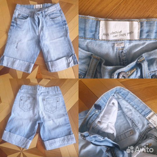 Шорты джинсовые для девочки 10-12 лет