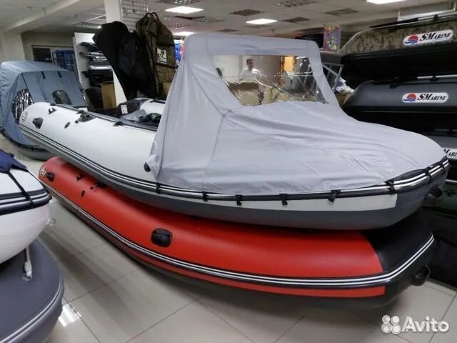 Лодка пвх allaska-390 drive (Красно-черный)