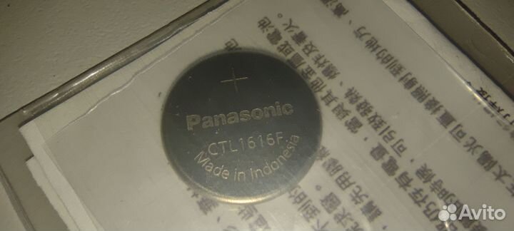 Оригинальный Аккумулятор Panasonic CTL1616F Новый