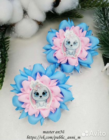 Бантики для девочек, резинки, заколки