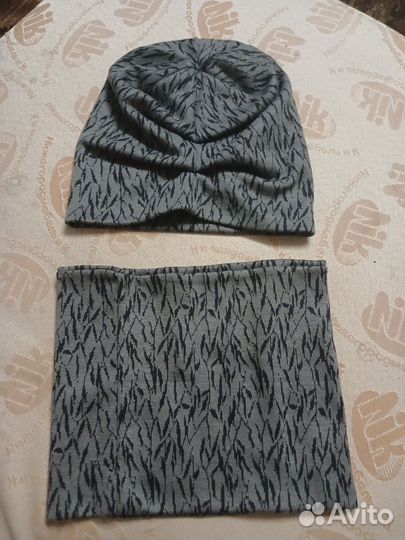 Набор шапка шарф женский