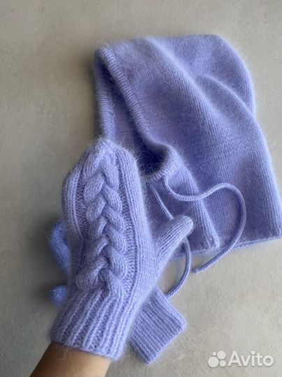 Капор варежки