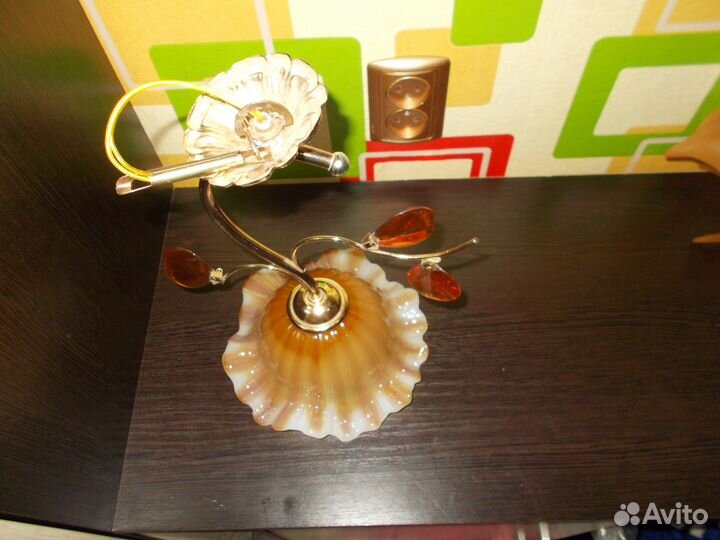 Люстра и бра цветочные