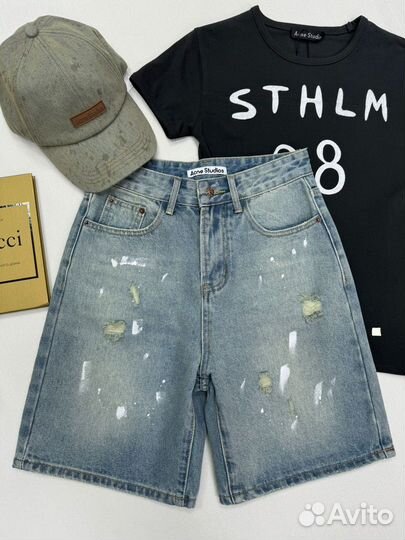 Шорты джинсовые acne