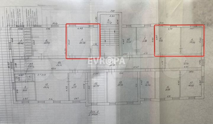 Офис 36, 20 и 11 кв.м