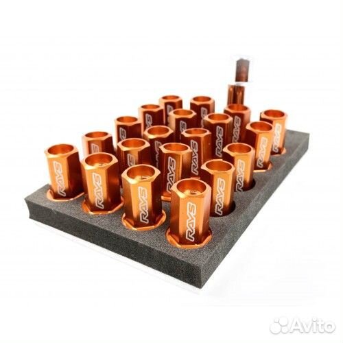 Гайки Rays Dura 1.25 (Оранжевый)