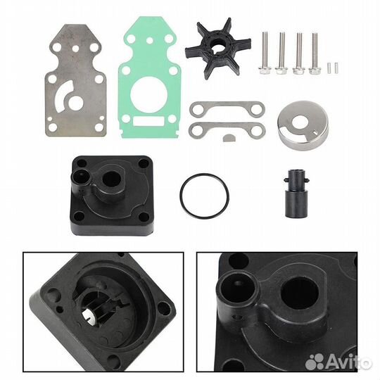 Ремкомплект помпы охлаждения yamaha 9,9-15F