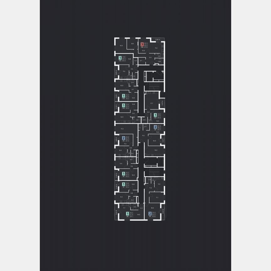 1-к. квартира, 33,2 м², 9/9 эт.