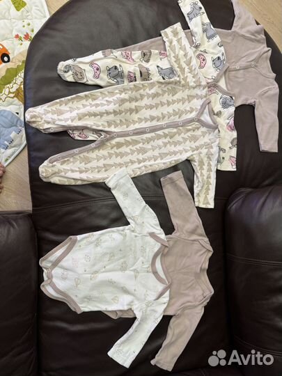Комплект боди на младенца 68 р