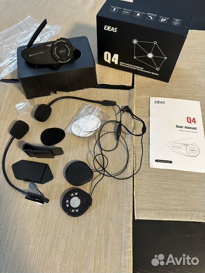 Ejeas Q4 переговорное блютуз-устройство для шлема