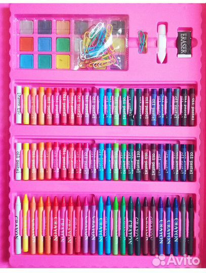 Чемодан творчества. Художественный набор 208 предм