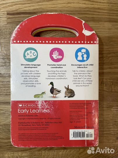 Детская книга Touch and lift на английском языке