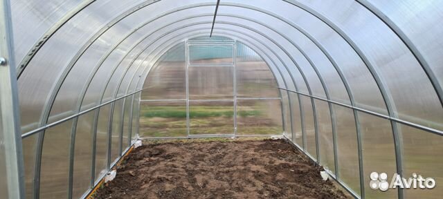 Теплица Арка, Капля. Оцинкованный каркас 20х40