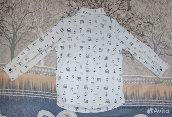 Рубашка и джинсы на мальчика 86 размер