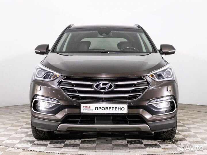 Hyundai Santa Fe 2.2 AT, 2018, 116 652 км