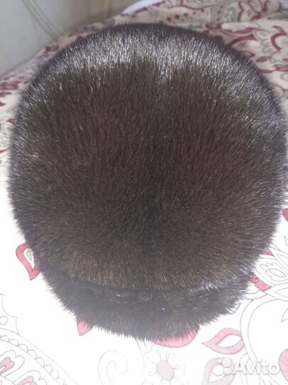 Норковая мужская шапка