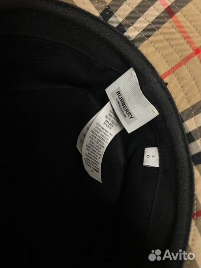 Панама burberry