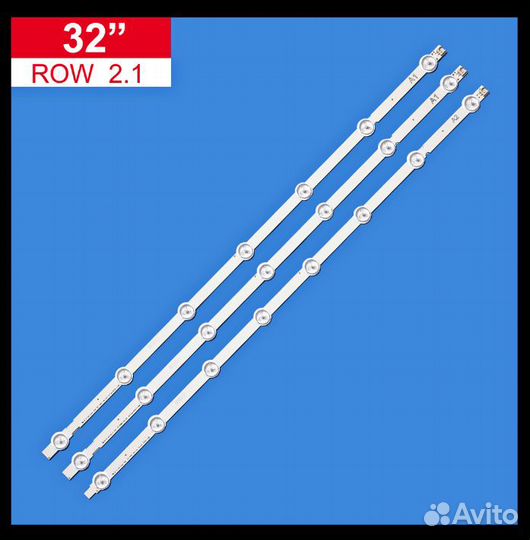 Новая Led подсветка к тв LG32LB530U 32 Row 2.1