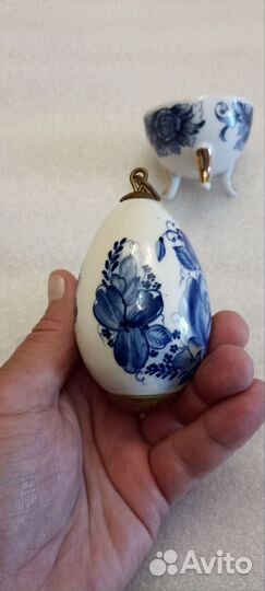 Фарфоровая статуэтка СССР яйцо