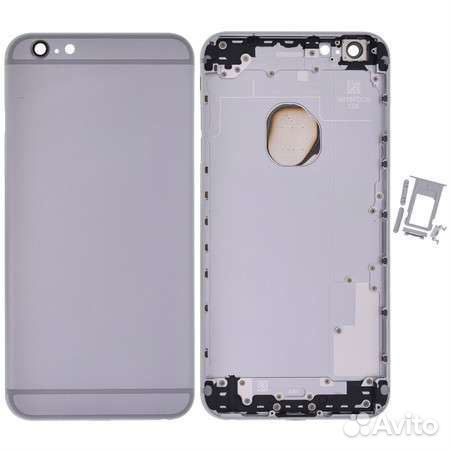 Задняя крышка для Apple iPhone 6 Plus / серый
