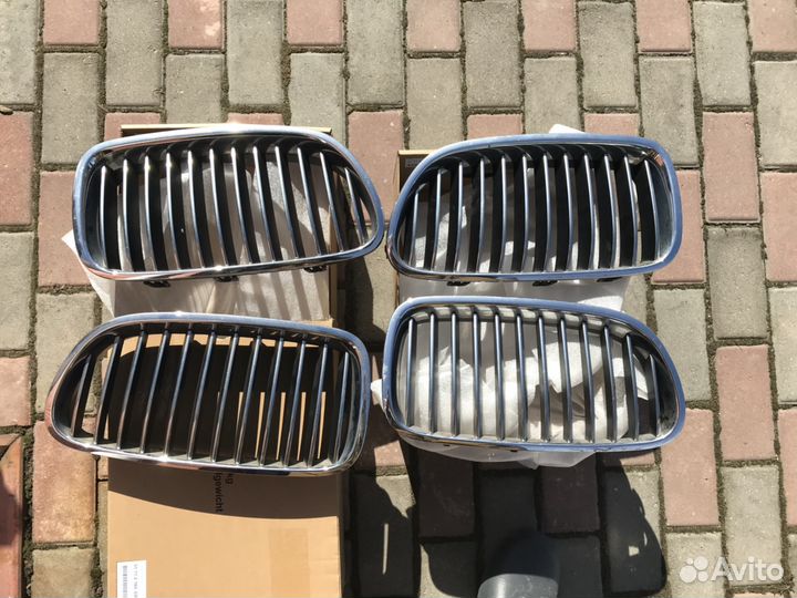 Решетки радиатора для bmw f10 хром