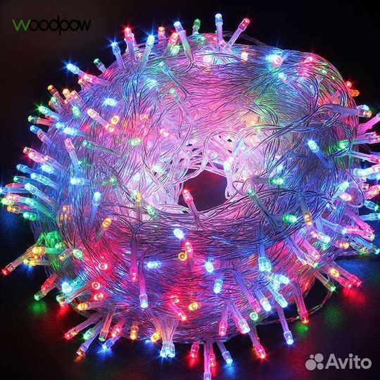 Гирлянда на елку 16м