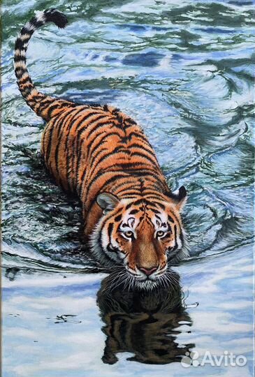 Картина акрилом на холсте 