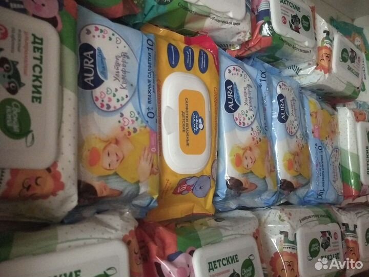 Влажные салфетки детские