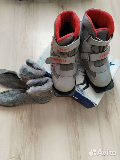 Лыжные ботинки 35-36