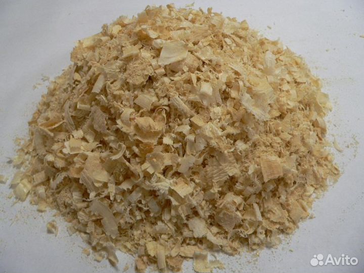 Сухие опилки с производства