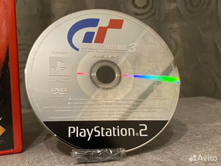 Gran Turismo 3 A-Spec Sony PS2 Pal лицензия