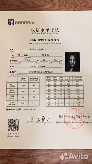 Репетитор по Китайскому языку