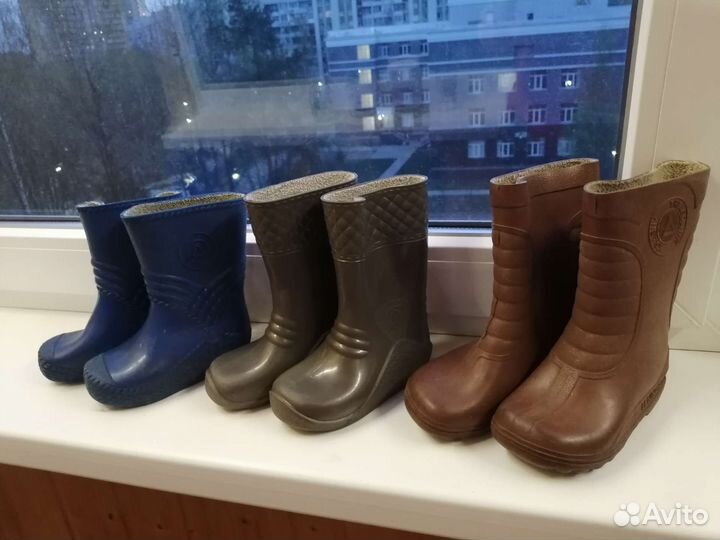 Детские резиновые сапоги