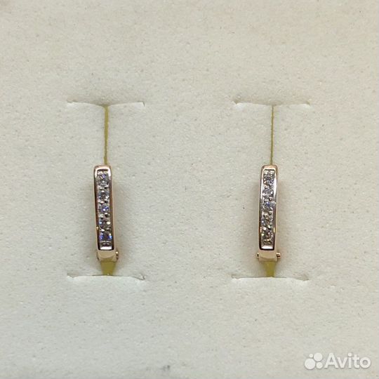 Золотые серьги 585 пробы