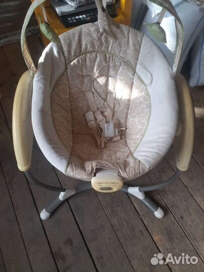 Детские качели шезлонг