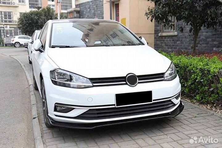 Сплиттер, юбка переднего бампера Volkswagen Golf 7