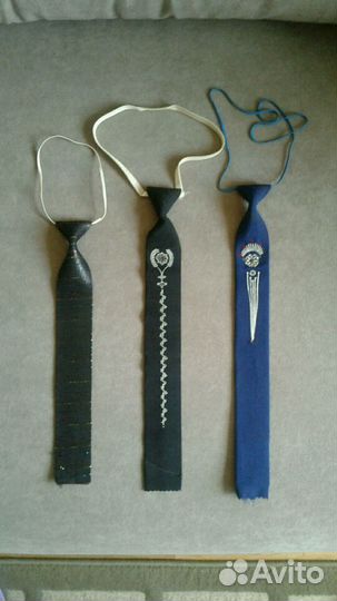 Галстуки конец 50-х гг. (Стиляги)