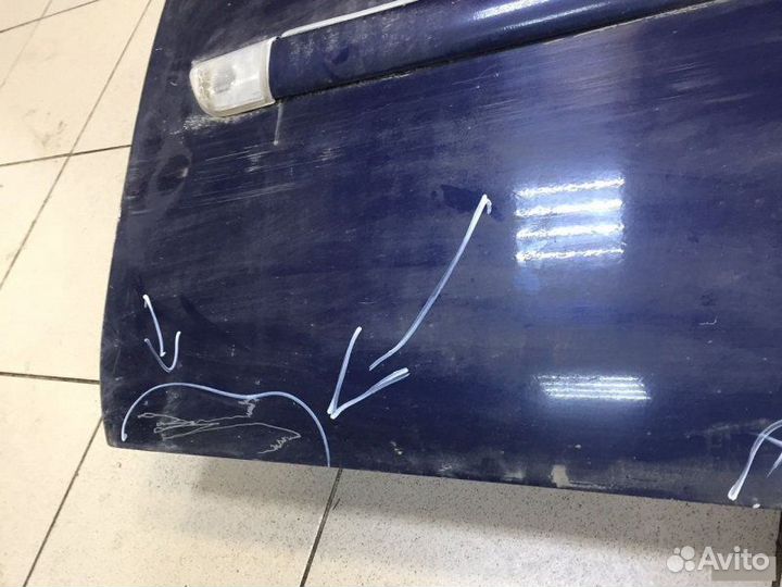 Дверь передняя левая Hafei Princip