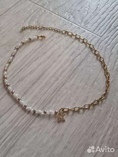 Чокер бижутерия бусы колье