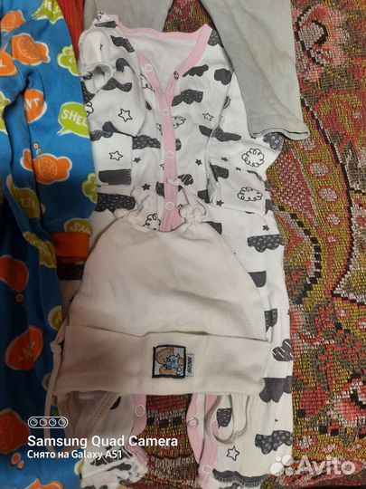 Детские вещи пакетом от 0,много
