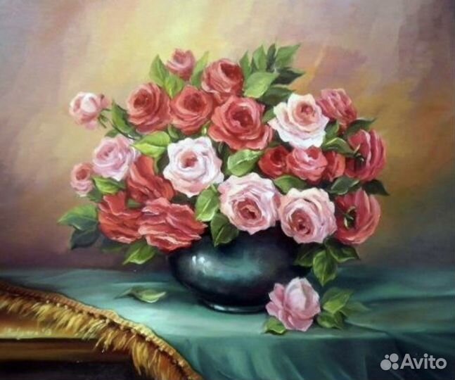 Адмазная мозаика 45х55 без подрамника. Новая