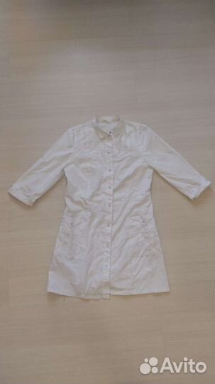 Халат медицинский белый 42 44 размер S/M