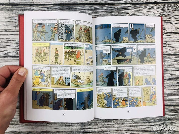 Tintin комиксы на английском языке