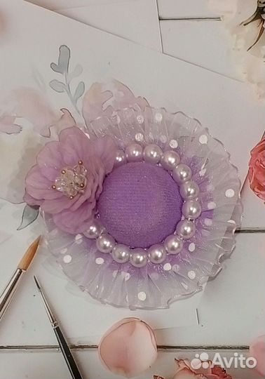 Заколка шляпка