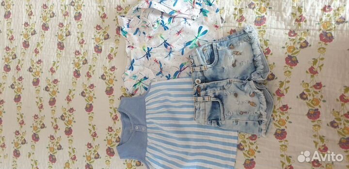 Одежда на малышку пакетом.Размер 86