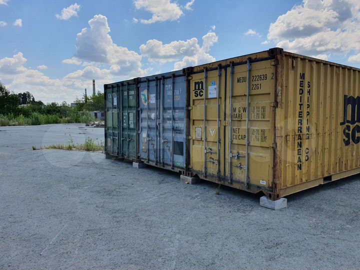 Склад контейнер, 14.5 м². жби