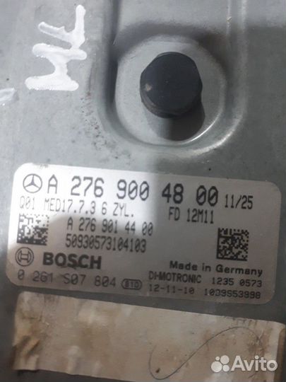 Блок управления двигателя мерседес м276