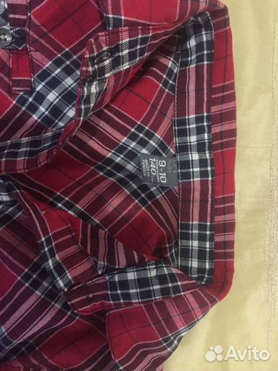 Рубашка в клетку детская zara